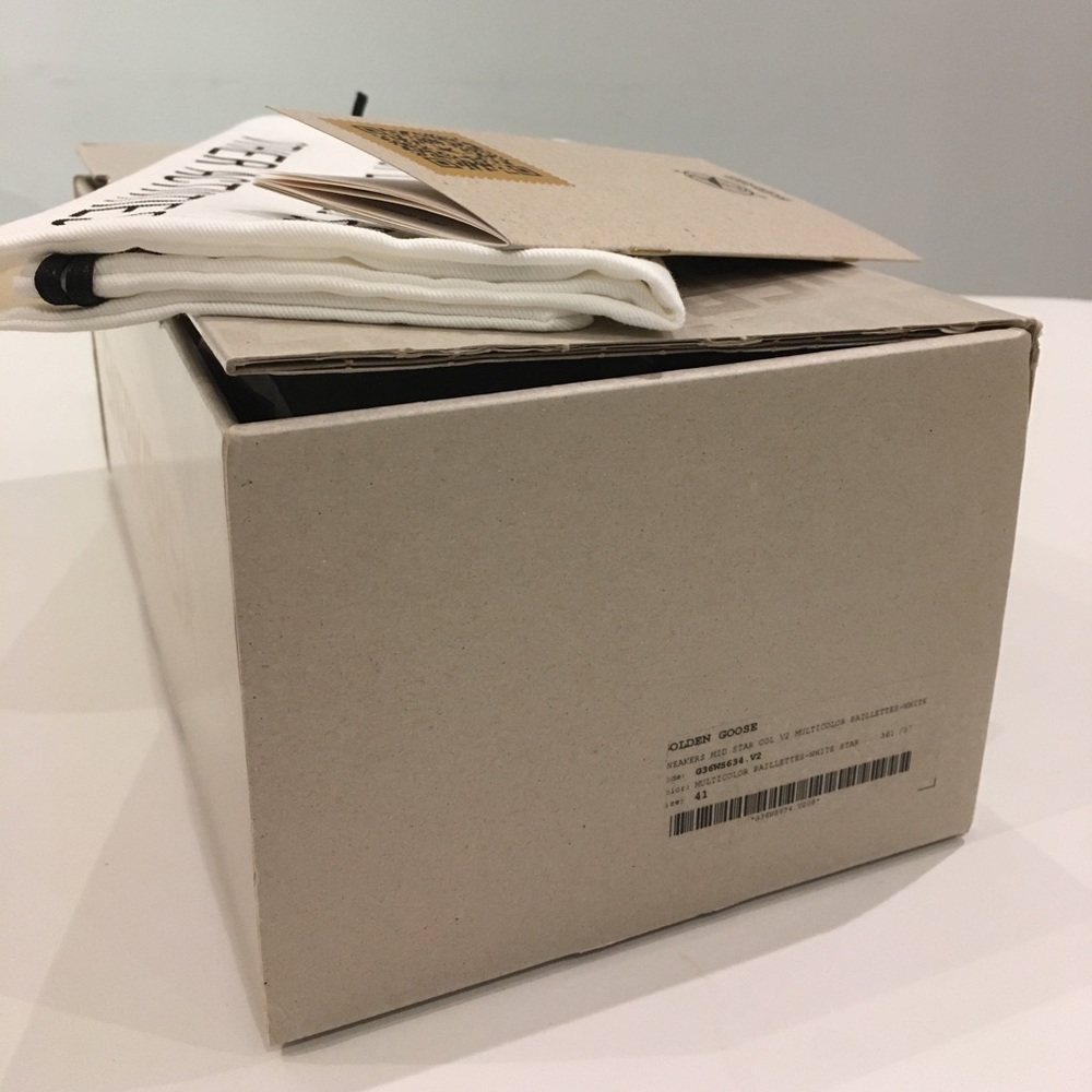 Golden Goose Mid Star Multi Paillettes/White NIB - Picture 8 of 9